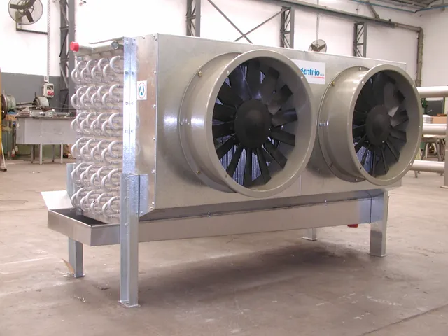 Aeroenfriador industrial fabricado bajo procesos certificados de Argenfrio